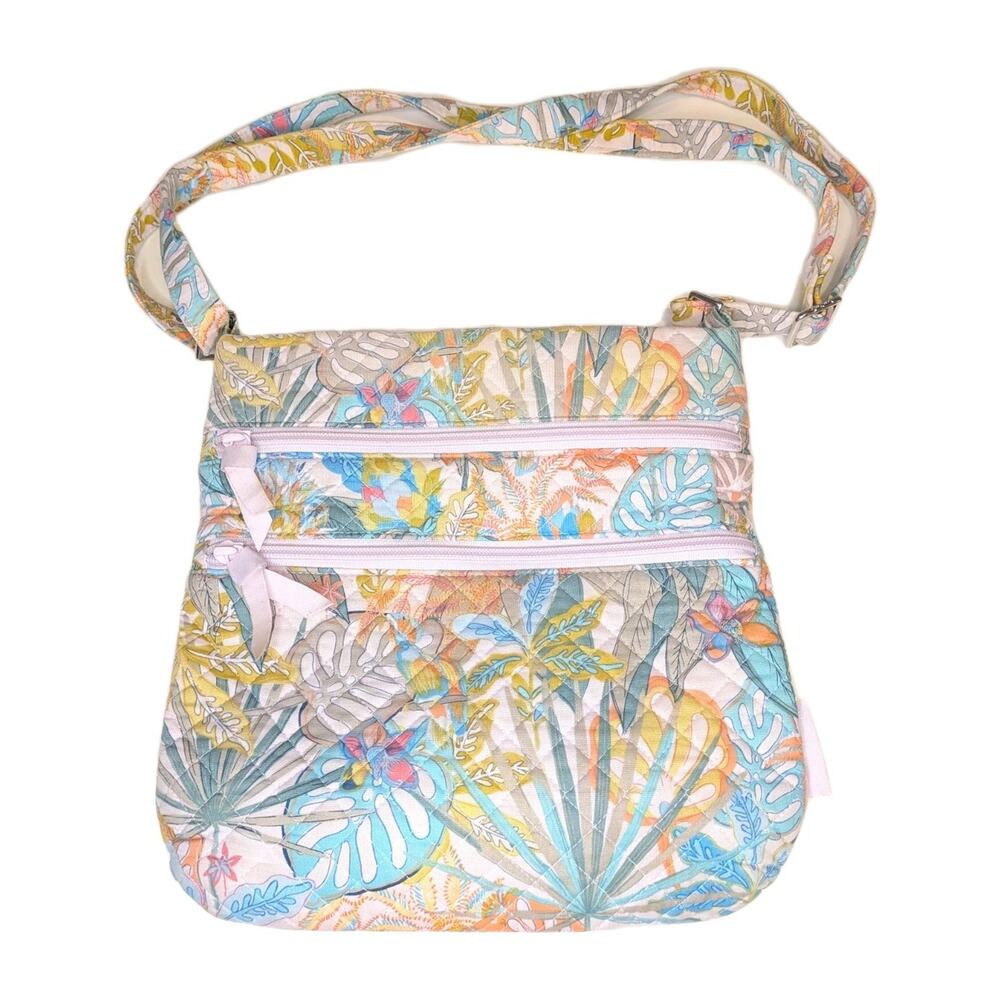 Vera Bradley Rain Forest Canopy Utility Crossbody